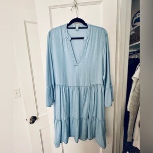 Amisu Sky Blue Blouse